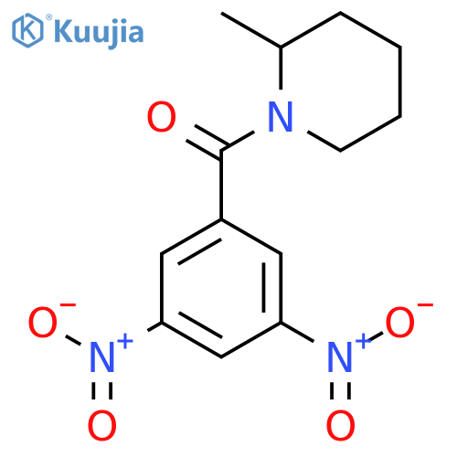 (3,5-dinitrophenyl)-(2-methylpiperidin-1-yl)methanone structure