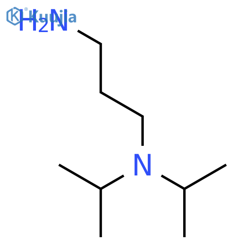 (3-aminopropyl)bis(propan-2-yl)amine structure