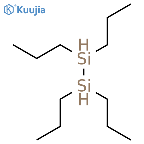 Disilane, 1,1,2,2-tetrapropyl- structure