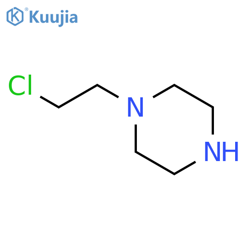 Piperazine,1-(2-chloroethyl)-, hydrochloride (1:2) structure