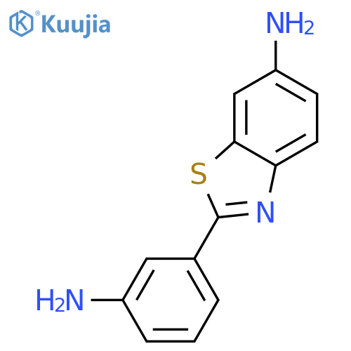 2-(3-Amino-phenyl)-benzothiazol-6-ylamine structure