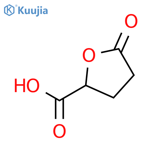 (2R)-5-oxotetrahydrofuran-2-carboxylic acid structure