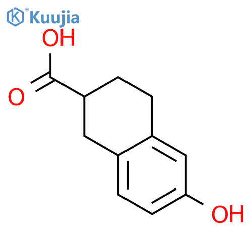 6-Hydroxy-1,2,3,4-tetrahydronaphthalene-2-carboxylic Acid structure