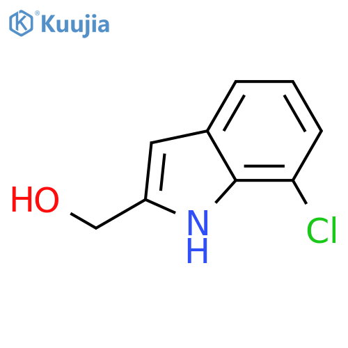 (7-Chloro-1H-indol-2-yl)methanol structure