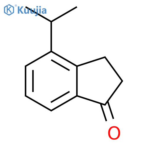 1H-Inden-1-one,2,3-dihydro-4-(1-methylethyl)-(9CI) structure