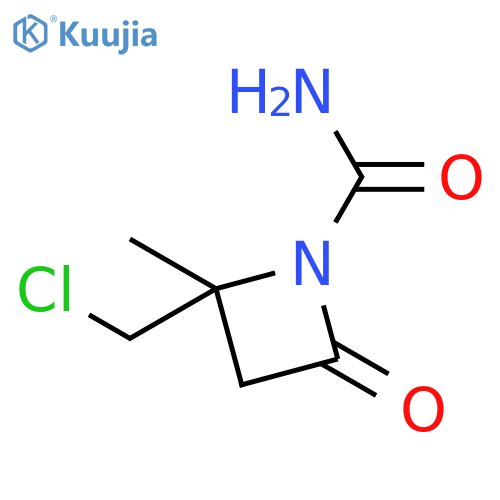 1-Azetidinecarboxamide,2-(chloromethyl)-2-methyl-4-oxo- structure
