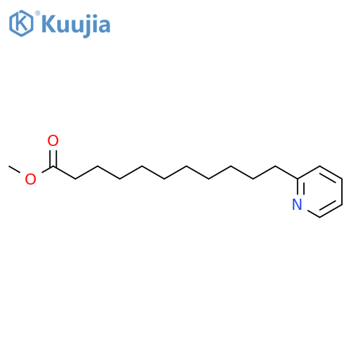 2-Pyridineundecanoic acid, methyl ester structure