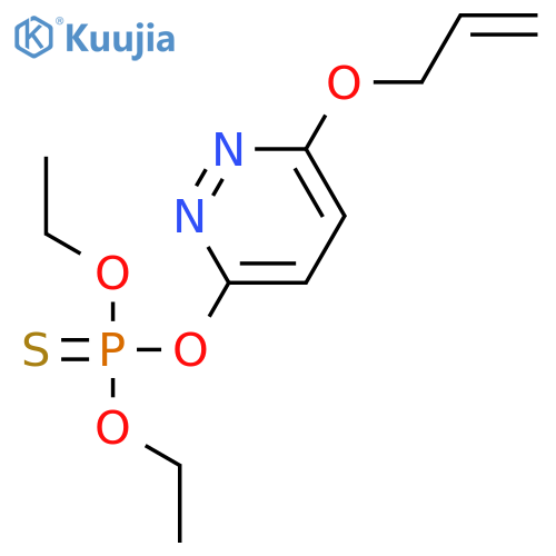 O,O-diethyl O-[6-(prop-2-en-1-yloxy)pyridazin-3-yl] phosphorothioate structure