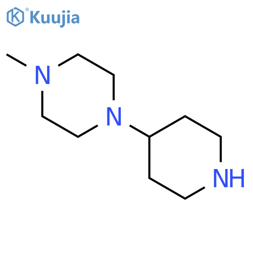 1-Methyl-4-(piperidin-4-yl)piperazine structure