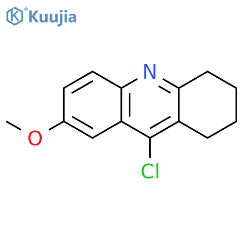 9-chloro-7-methoxy-1,2,3,4-tetrahydroacridine structure