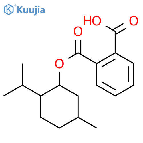 2-((((1S,2R,5S)-2-Isopropyl-5-methylcyclohexyl)oxy)carbonyl)benzoic Acid structure