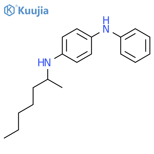 1,4-Benzenediamine, N-sec-heptyl-N'-phenyl- structure