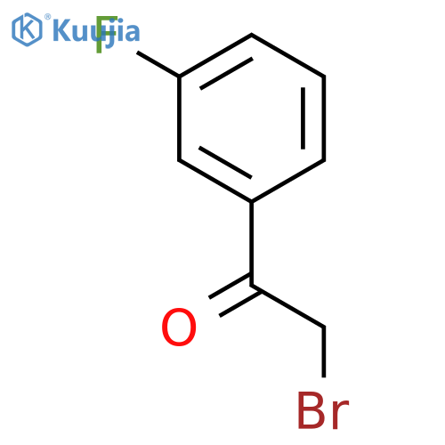 2-Bromo-1-(3-fluorophenyl)ethan-1-one structure