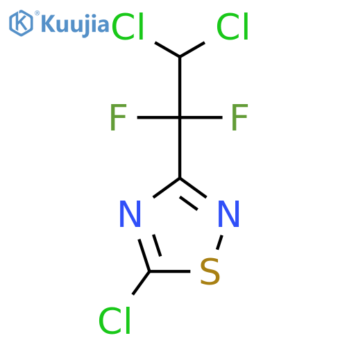 1,2,4-Thiadiazole, 5-chloro-3-(2,2-dichloro-1,1-difluoroethyl)- structure