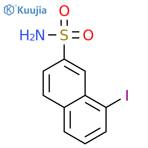 2-Naphthalenesulfonamide, 8-iodo- structure