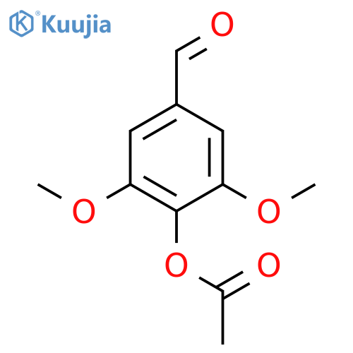 4-Acetoxy-3,5-dimethoxybenzaldehyde structure