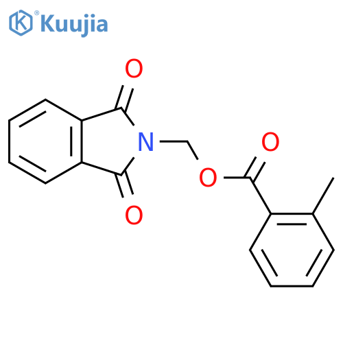 (1,3-dioxo-2,3-dihydro-1H-isoindol-2-yl)methyl 2-methylbenzoate structure