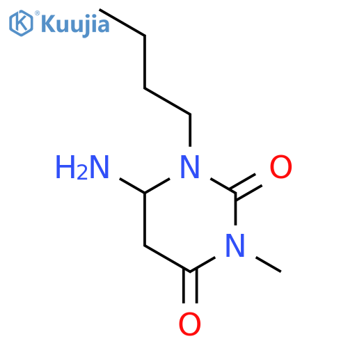 2,4(1H,3H)-Pyrimidinedione,6-amino-1-butyl-3-methyl- structure