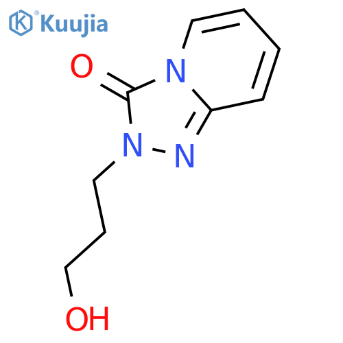 2-(3-hydroxypropyl)-2H,3H-1,2,4triazolo4,3-apyridin-3-one structure