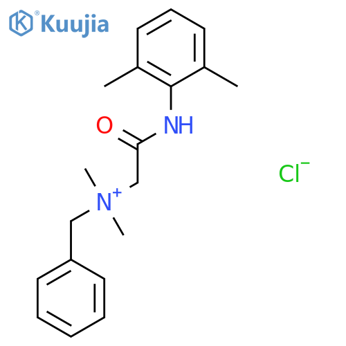 BENZENEMETHANAMINIUM, N-[2-[(2,6-DIMETHYLPHENYL)AMINO]-2-OXOETHYL]-N,N-DIMETHYL-, CHLORIDE structure