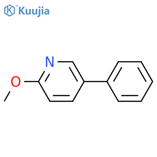 2-Methoxy-5-phenylpyridine structure