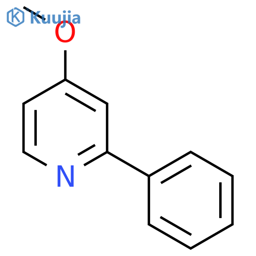 4-Methoxy-2-phenylpyridine structure