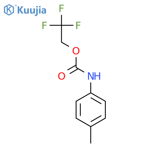 2,2,2-Trifluoroethyl N-(4-methylphenyl)carbamate structure