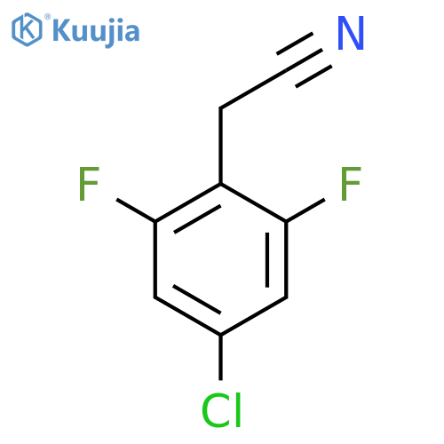 2-(4-Chloro-2,6-difluorophenyl)acetonitrile structure