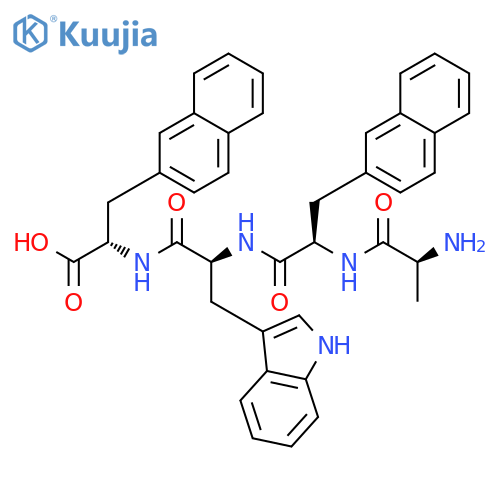 L-ALANINE, L-ALANYL-3-(2-NAPHTHALENYL)-D-ALANYL-L-TRYPTOPHYL-3-(2-NAPHTHALENYL)- structure