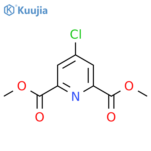 Dimethyl 4-chloropyridine-2,6-dicarboxylate structure