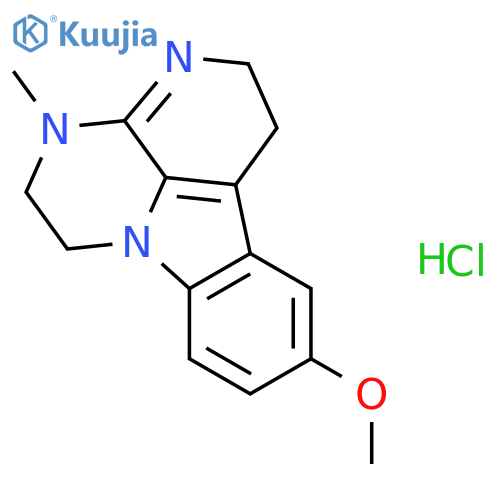 9-Methoxy-4-methyl-2,4,5,6-tetrahydro-1H-3,4,6a-triazafluoranthene hydrochloride structure