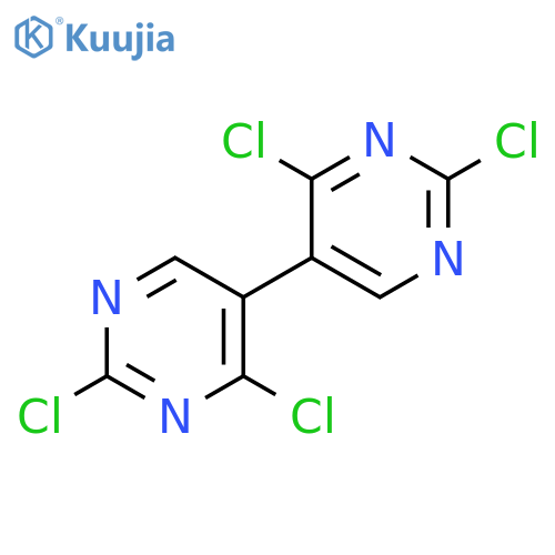 5,5'-Bipyrimidine, 2,2',4,4'-tetrachloro- structure