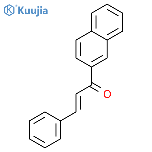 trans-1-(2-naphthyl)-3-phenyl-2-propen-1-one structure