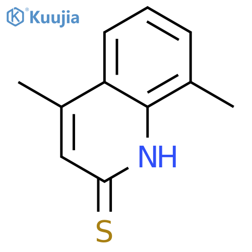 4,8-dimethylquinoline-2-thiol structure