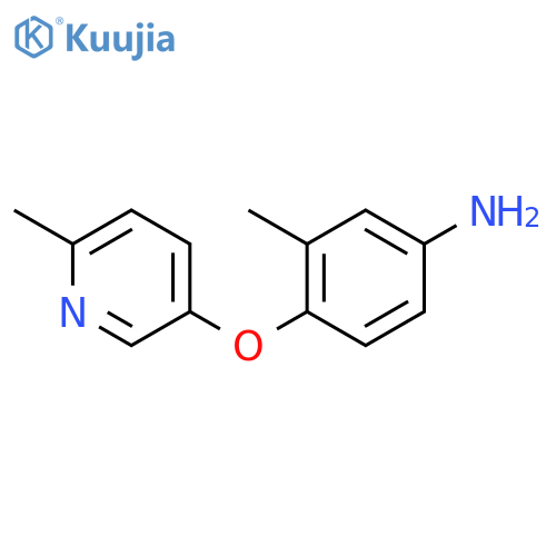 3-Methyl-4-(6-methylpyridin-3-yloxy)aniline structure