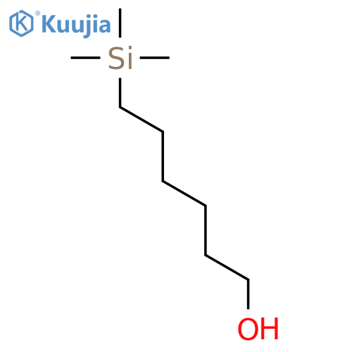 1-Hexanol, 6-(trimethylsilyl)- structure