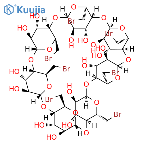 Heptakis(6-bromo-6-deoxy)-β-cyclodextrin structure