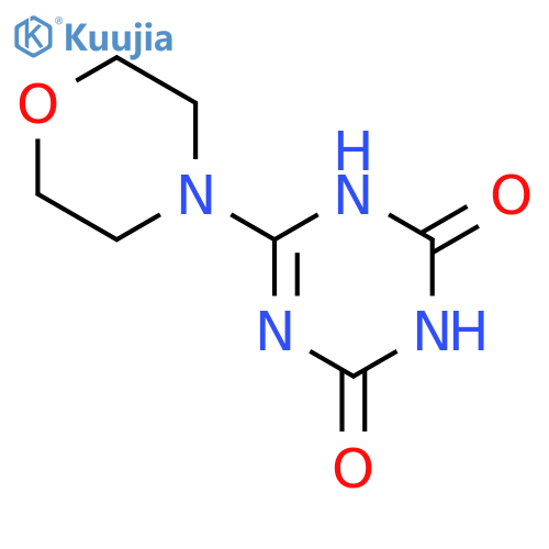 6-(Morpholin-4-YL)-1,3,5-triazine-2,4-diol structure