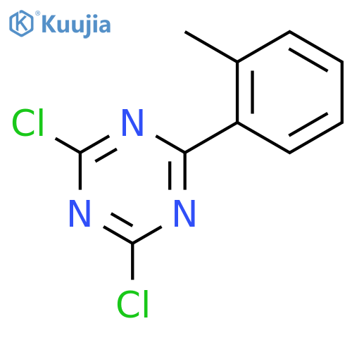 1,3,5-Triazine, 2,4-dichloro-6-(2-methylphenyl)- structure
