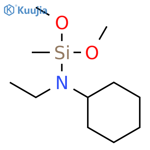 Silanamine, N-cyclohexyl-N-ethyl-1,1-dimethoxy-1-methyl- structure