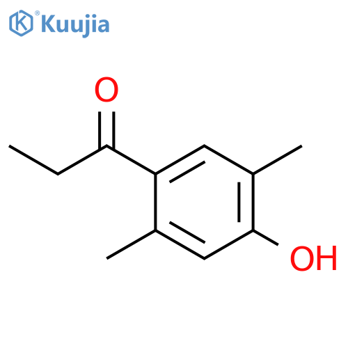 1-(4-Hydroxy-2,5-dimethylphenyl)propan-1-one structure