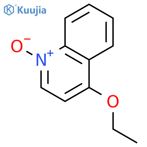 Quinoline, 4-ethoxy-, 1-oxide structure