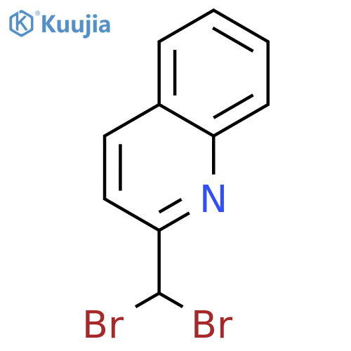 2-(dibromomethyl)quinoline structure