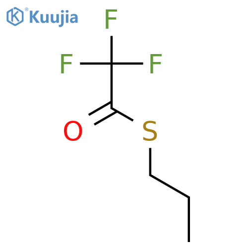 S-Propyl trifluoroethanethioate structure
