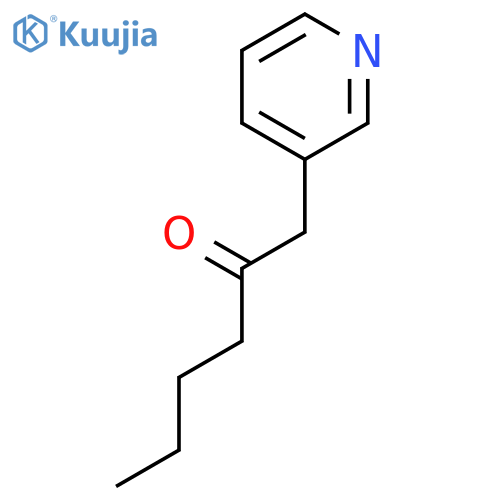 2-HEXANONE, 1-(3-PYRIDINYL)- structure