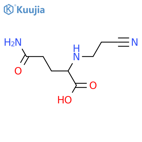 N~2~-(2-cyanoethyl)-L-glutamine structure
