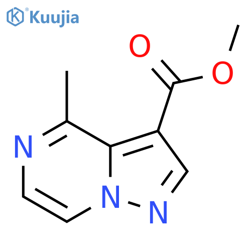 Methyl 4-methylpyrazolo[1,5-a]pyrazine-3-carboxylate structure