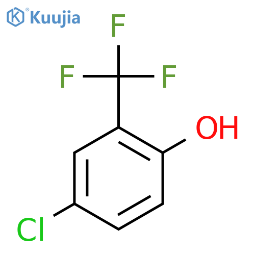 4-Chloro-2-(trifluoromethyl)phenol structure