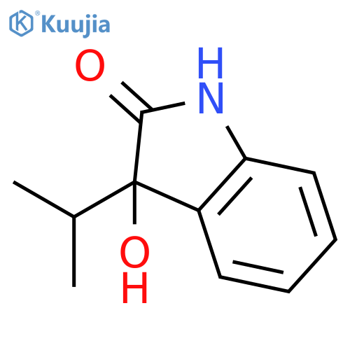 2H-Indol-2-one, 1,3-dihydro-3-hydroxy-3-(1-methylethyl)- structure