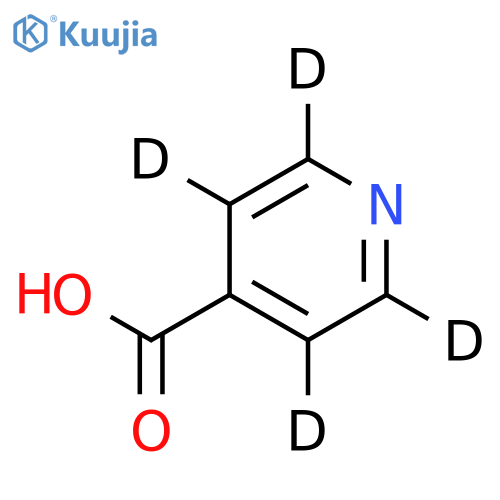 Isonicotinic Acid-d4 structure